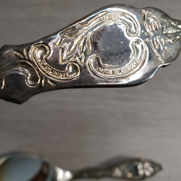 Vtg. Epon Brass Mayell Cake Slicer & Spoon set - Picture 7 of 12